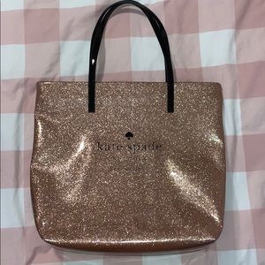 Kate Spade glitter tote bag